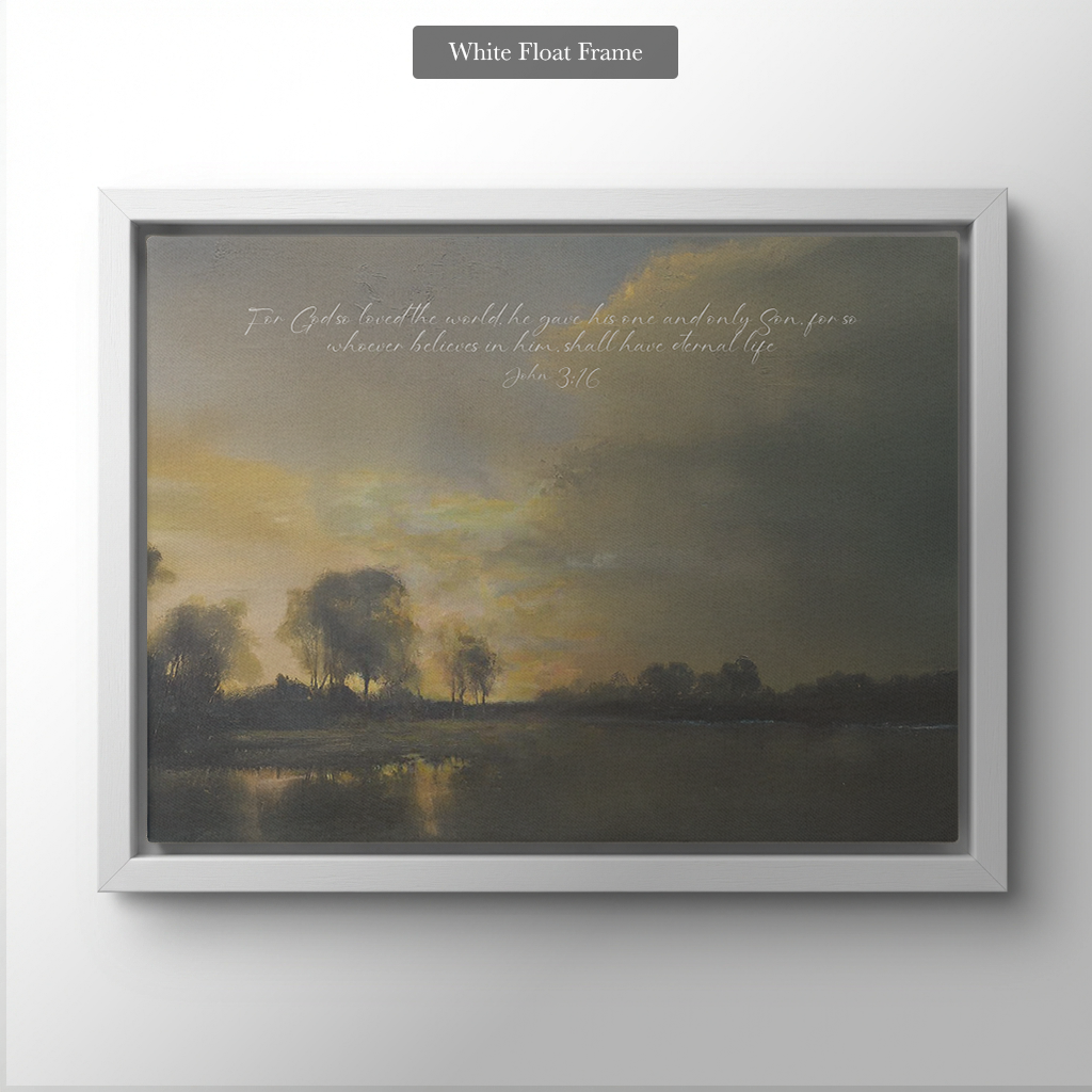 The Sunset Lake (Horizontal)