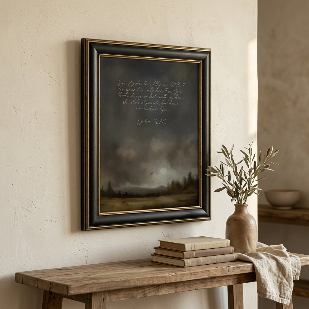 The Stormy Field (Vertical)