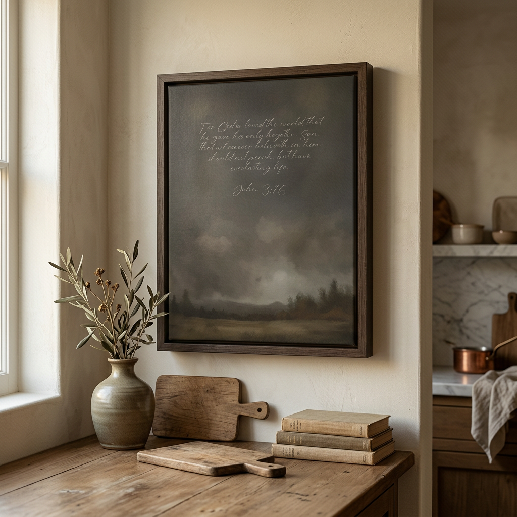 The Stormy Field (Vertical)