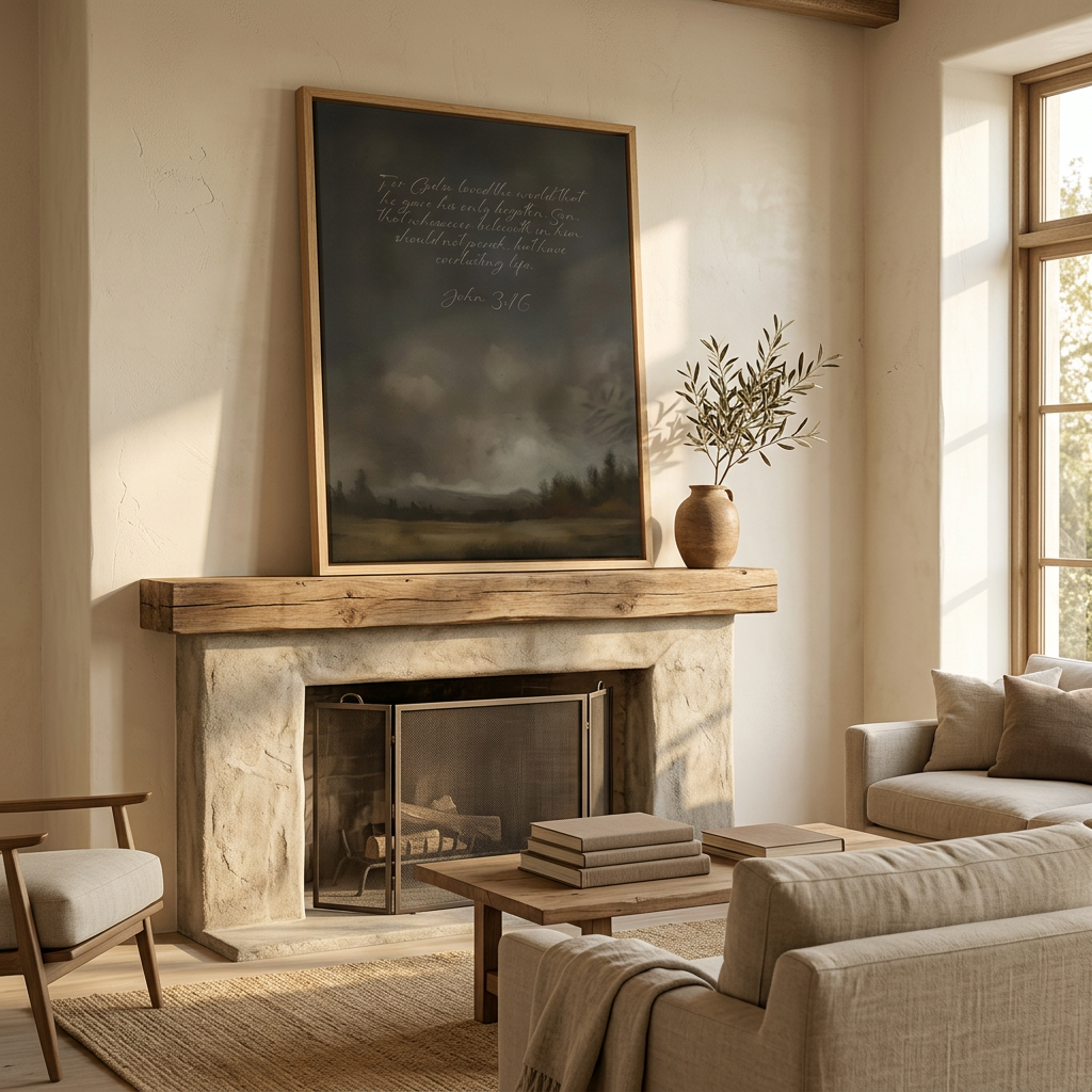 The Stormy Field (Vertical)